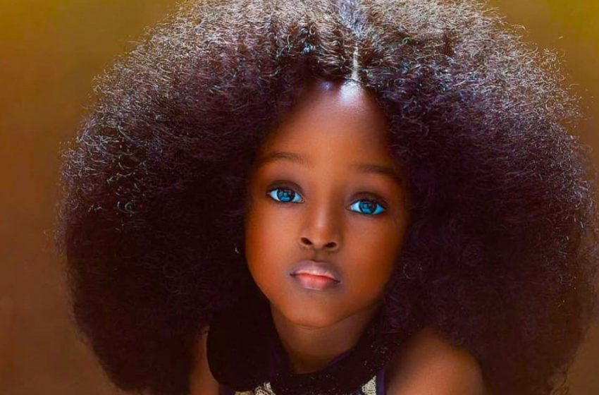  Photos of the most beautiful girl from Nigeria, who became a famous model at the age of 5