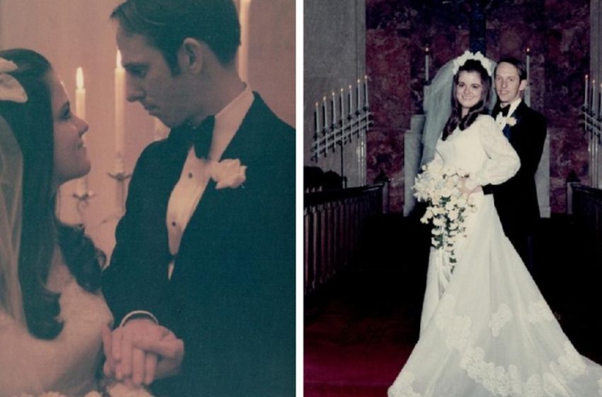  50 years soul to soul: a married couple celebrated the “Golden Wedding”, exactly repeating the pictures from their wedding