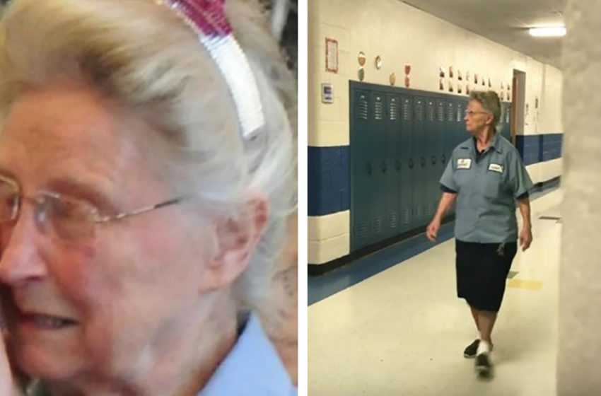  The 77 years old doorkeeper didn’t expect such a surprise in her life