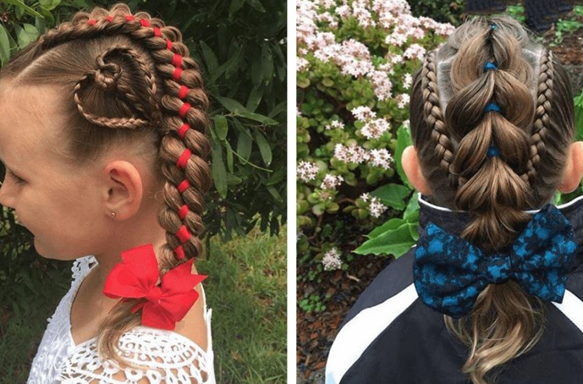  Mom makes amazing hairstyles for her daughter, never repeating the same one