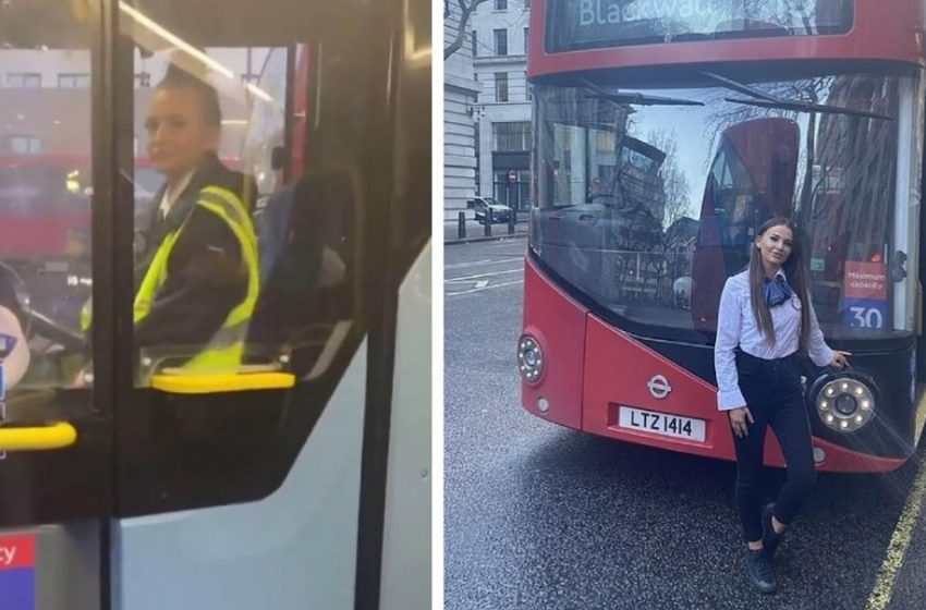  24-year-old girl is the most beautiful bus driver in the world