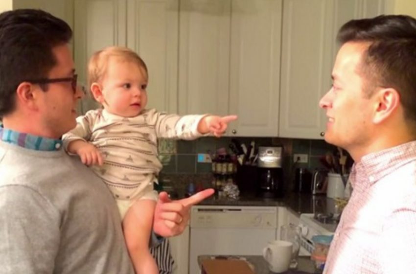  An incredibly funny and lovely scene of a little child who doesn’t recognize his real father
