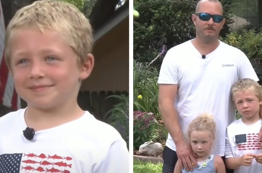  7-year-old boy swims an hour to the coast to find rescuers for dad and sister