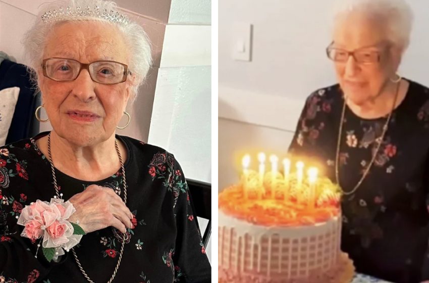  107 years old Grace LePayne celebrates her birthday and shares the secret of her longevity