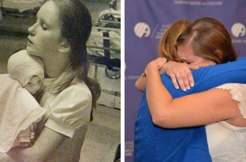  The woman eventually found the nurse who saved her life 38 years ago: a touching story about real feelings