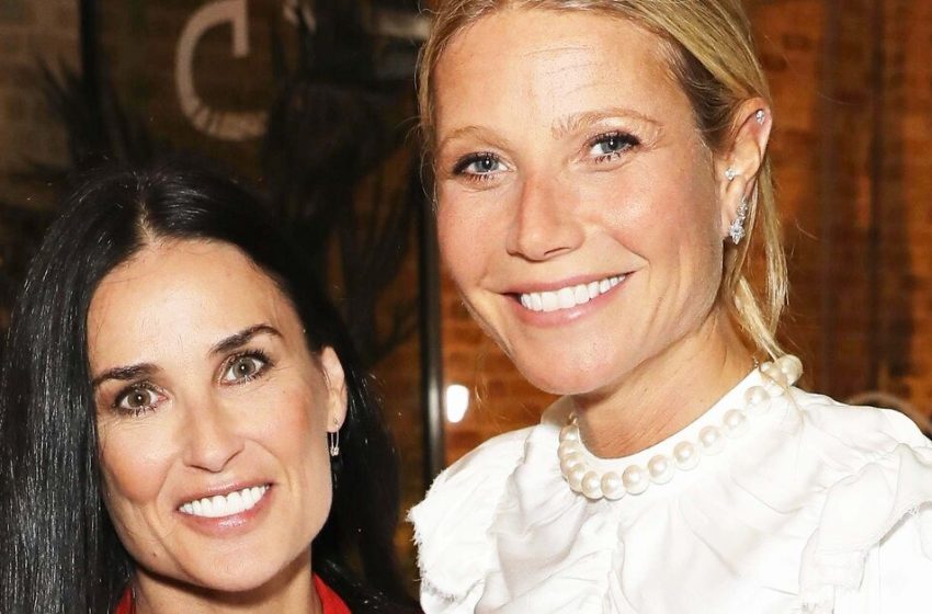  “The night was enjoyable”: Gwyneth Paltrow shared rare photo with Demi Moore and other artists