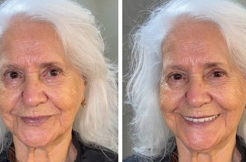  From an old woman to a style icon: Makeup artist transformed an ordinary grandmother beyond recognition
