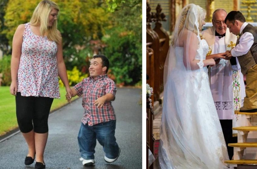  “He has a small stature, but big soul”: The man with a height of 43 inches married and became a happy father