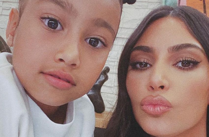  So small, but already with extended nails: Kim Kardashian’s daughter has become a copy of her mother