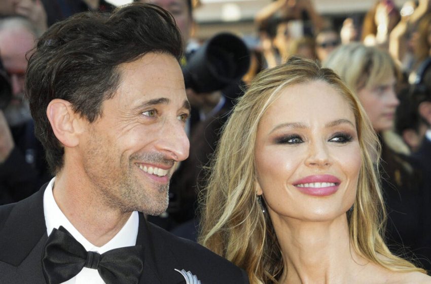  They look really happy together: Adrien Brody first appeared in the light with the ex-wife of Harvey Weinstein