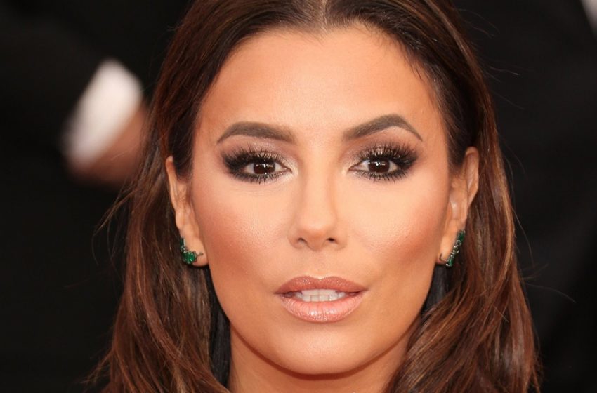  What a gorgeous and stunning lady: Eva Longoria in a translucent dress came to a party in Cannes