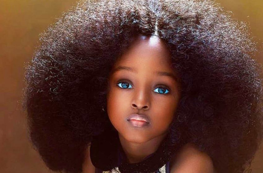  What a grown-up 5-year-old model from Nigeria and her beautiful sisters look like