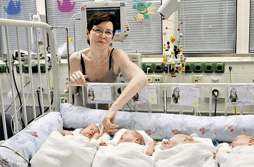  The Woman Gave Birth To Quadruplets At The Age Of 65: How Are They Doing a Few Years Later?