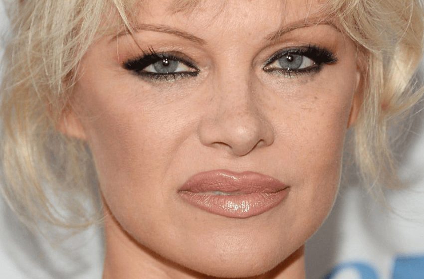  ‘Plastic in new pictures’. There’s no trace of Pamela Anderson’s former beauty left