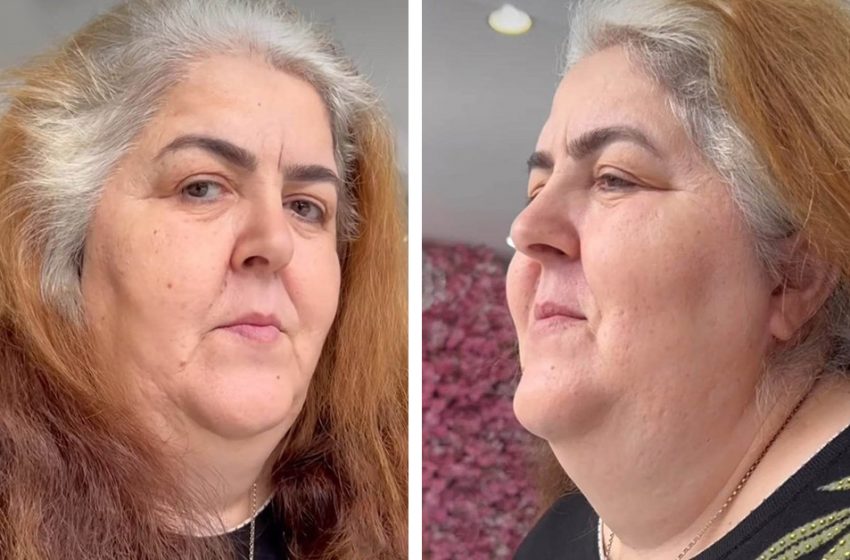  The groom won’t recognise! Make-up artists have rejuvenated an ageing bride by 15 years