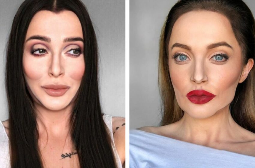  “So Amazing”: The Talented Girl Use Makeup To Transform Herself Into Any Celebrity Or Optical Illusion!
