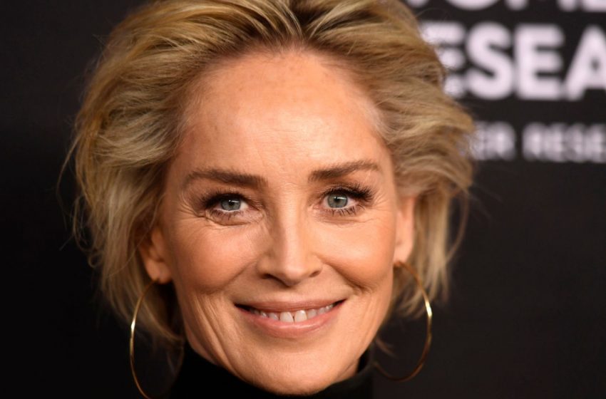  Sharon Stone showed off her adopted son for the first time in a long time and gently congratulated him on his 24th birthday