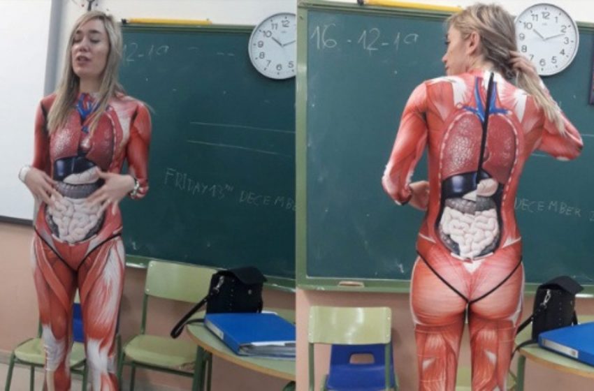  “Visual And Understandable To Everyone”: The Teacher Gave an Anatomy Lesson In a Special Full-Body Suit!