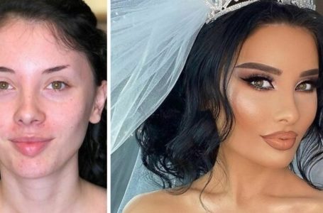 “You Should Marry a Girl You Saw Without Makeup”: Impressive Photos Of Brides Before And After Makeup!