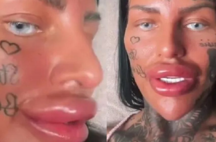  “Looks Like a Cartoon Villain”: The Young Mom’s Whole Face Is Covered In Tattoos!