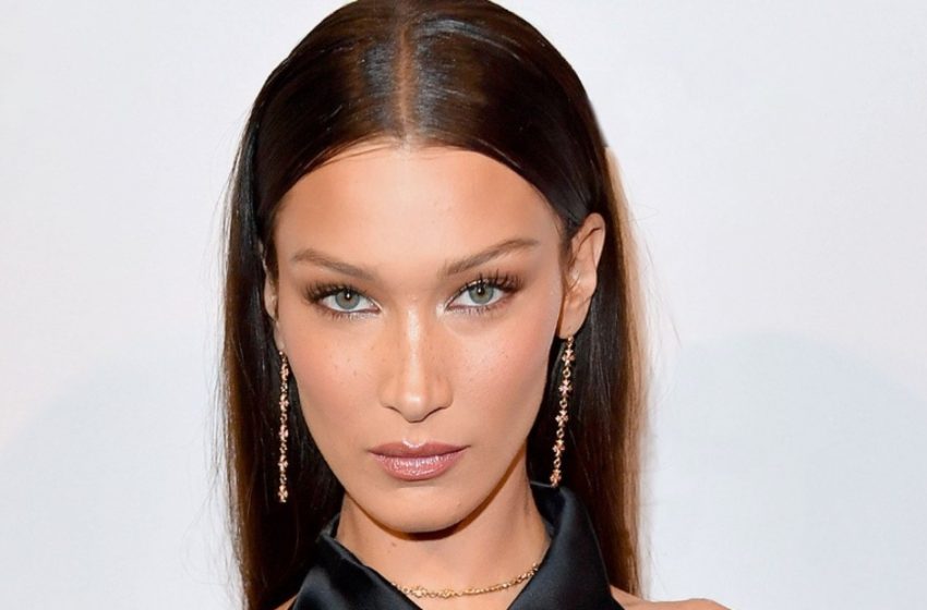  ”The Star In a Naked Body”: Bella Hadid Turned Around Showing The Deep Slit In Her Dress!