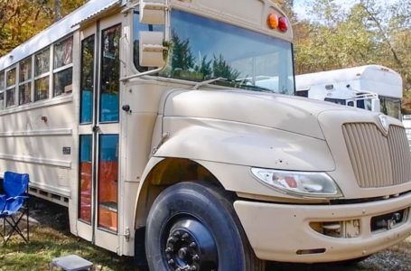 “It Cost Lots Of Money, But The Result Was Worth It”: The Couple Transformed an Old School Bus Into a Cozy Home On Wheels!