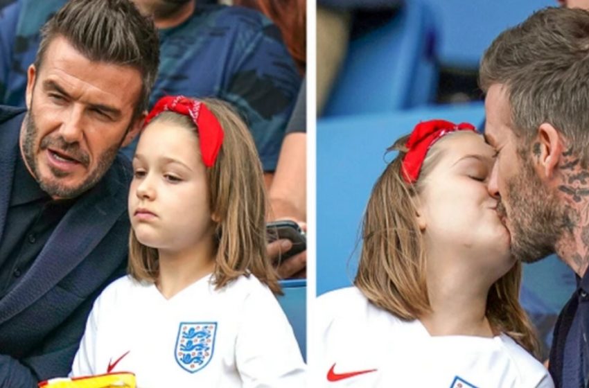  “Why Does David Beckham Kiss His 11-Year-Old Daughter On The Lips?”: David Beckham Explains His Affectionate Gesture!