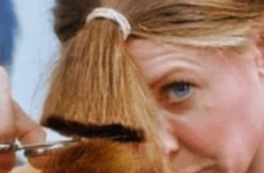  Saved Money on a Hairdresser: See the Result After She Cut Her Own Ponytail!