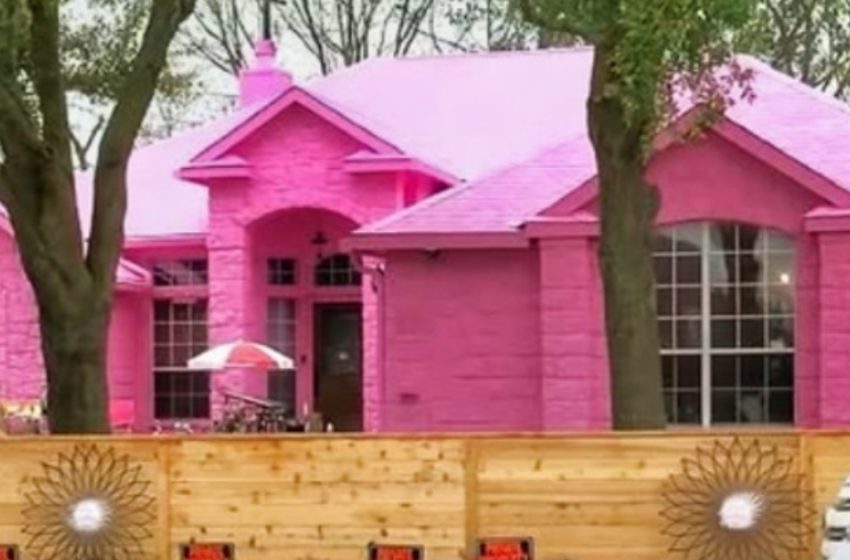 This Man Painted His Entire House Bright Pink And His Neighbors Are Fuming!: See the Full Transformation!