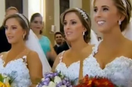 Identical Triplet Sisters Tie The Knot In a Stunning Triple Wedding Ceremony: The Unforgettable Moment!