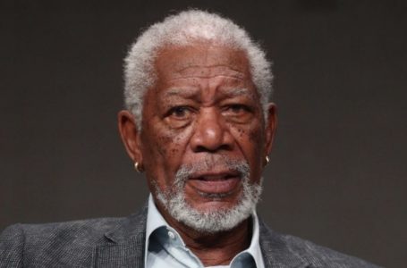 Morgan Freeman’s Shaved Head Shocks Fans!: But It’s His Gloved Hand That Has Everyone Talking!