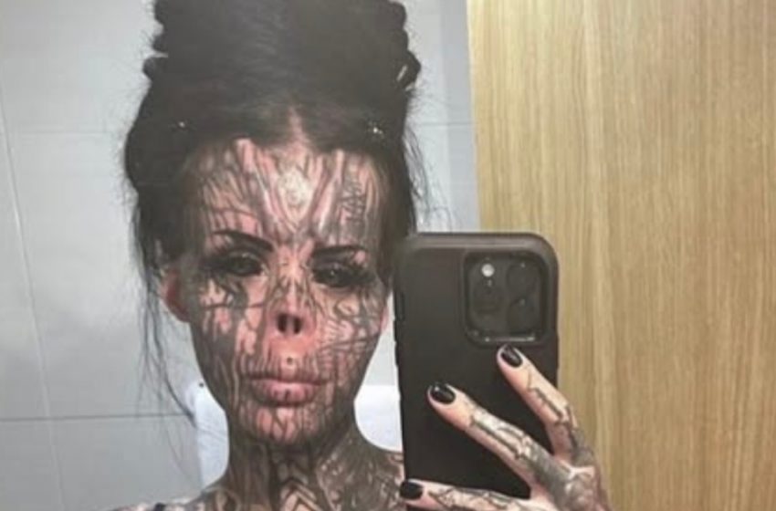  Tattooed Woman Who Preserves Her Nose in a Jar Shows Stunning Before Photos!: See The Photos!