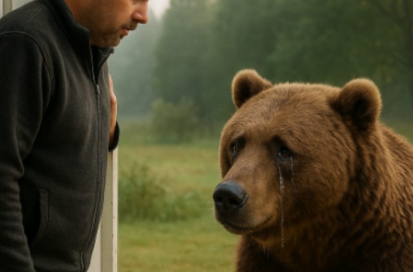 A mother bear laid her cub at my feet. What happened next is impossible to forget.