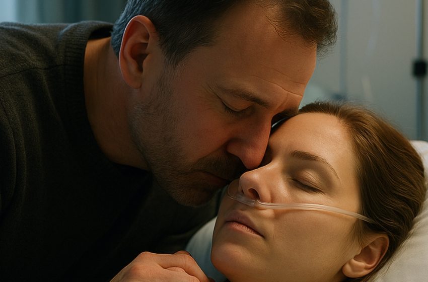  Doctors decided to disconnect a woman who had been in a coma for several months from life support. Her husband asked for time to say goodbye, leaned over, and whispered something terrible in her ear.