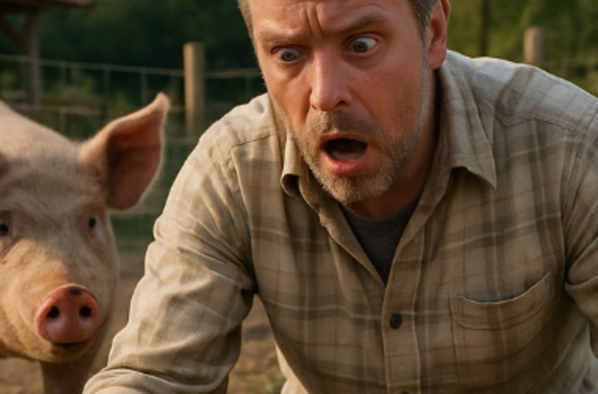  My pig kept digging in the same spot for three days straight, and I couldn’t figure out why. Only when I picked up a shovel did I realize — he had sensed death beneath the ground