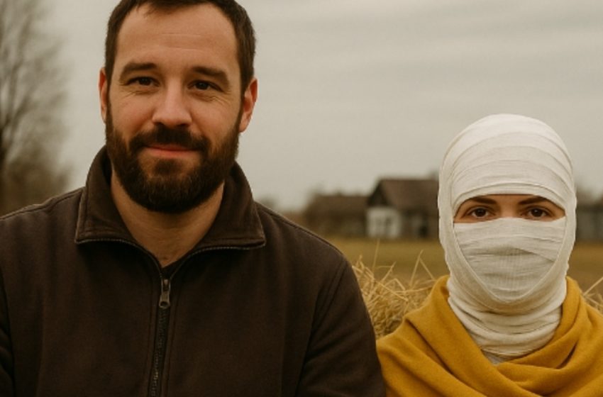  The whole town gasped when a man came home with a woman whose face was wrapped in bandages. But when the truth was revealed — everyone burst into tears