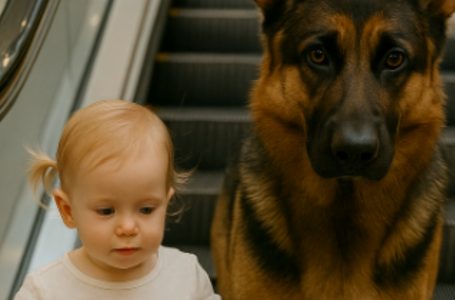 A little girl and a dog were riding the escalator without any adults. I decided to follow them — and witnessed something I will never forget
