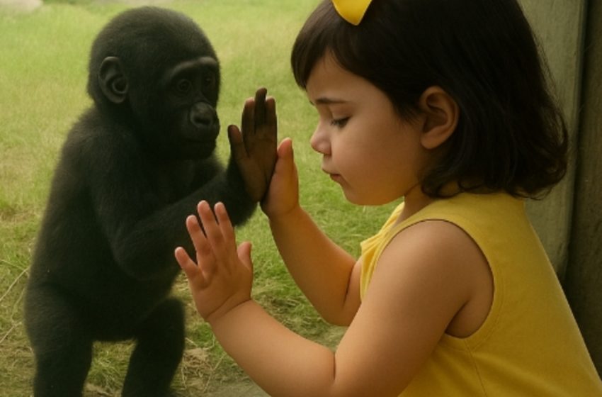  The little girl waved at the gorilla, but her parents were skeptical. Then something happened that changed their family forever