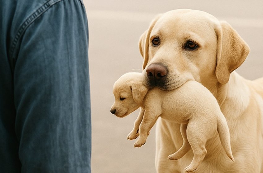  The man thought the dog that came into his shop was begging for food. But what she brought with her turned out to be worth infinitely more