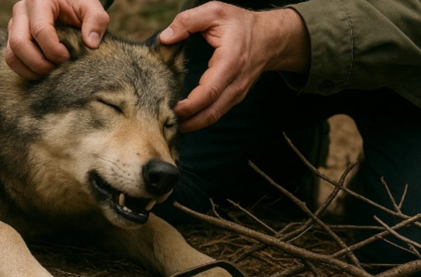  A man rescued a dying she-wolf from a trap when she had lost all hope. A year later, she returned and performed a miracle