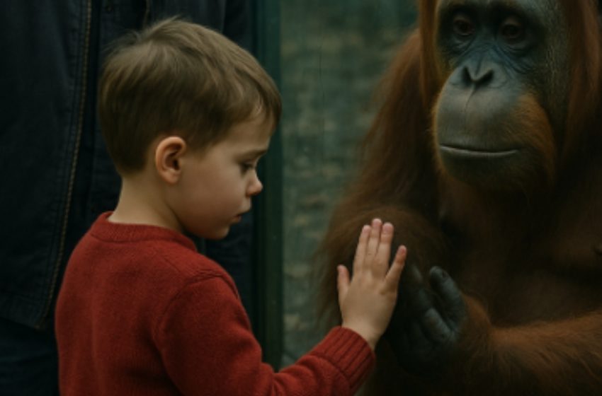  After his mother’s death, the little boy stopped speaking and hadn’t said a single word. But one encounter with an orangutan brought him back to life