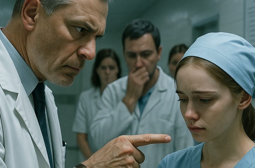  The head doctor publicly humiliated an orphaned nurse. He froze when he learned who she really was…