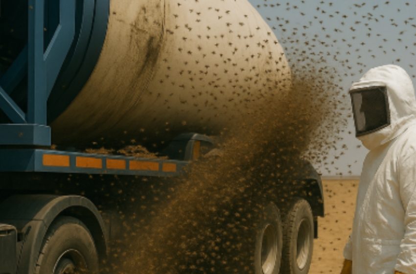  Scientists released millions of bees into the desert, expecting nothing to survive — but just one month later, even the most experienced experts were shocked by what they saw