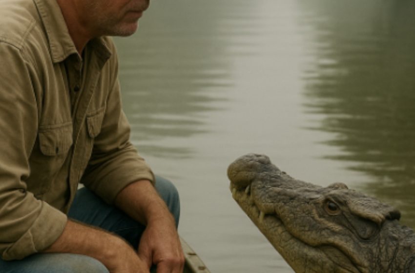  A crocodile led a fisherman to a terrifying discovery that made his hair stand on end. What he found there shocked even the police