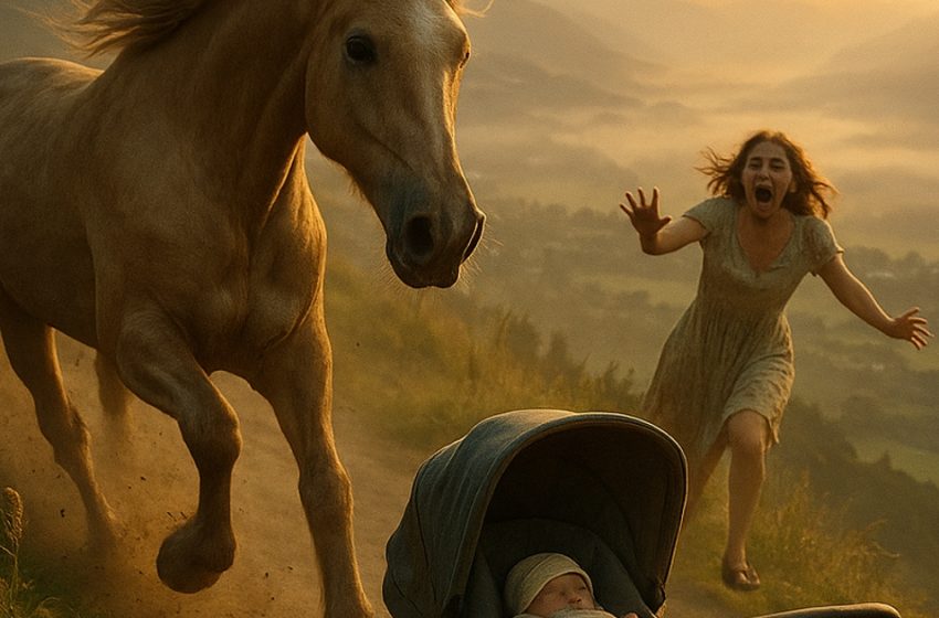  A horse leapt from a cliff to save a baby — and no one ever expected it would